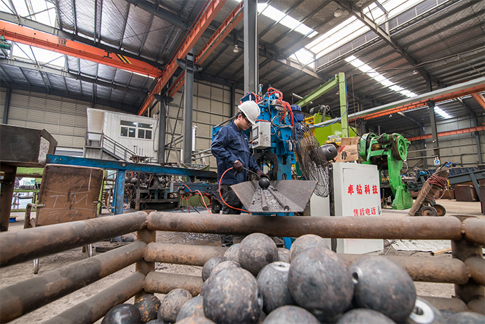 涟源网架配件-螺栓球加工车间